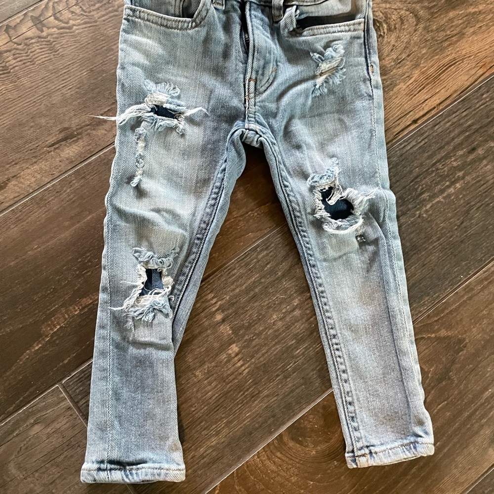 H&M 2T Toddler Boys Skinny Jeans Adjustable Waist
